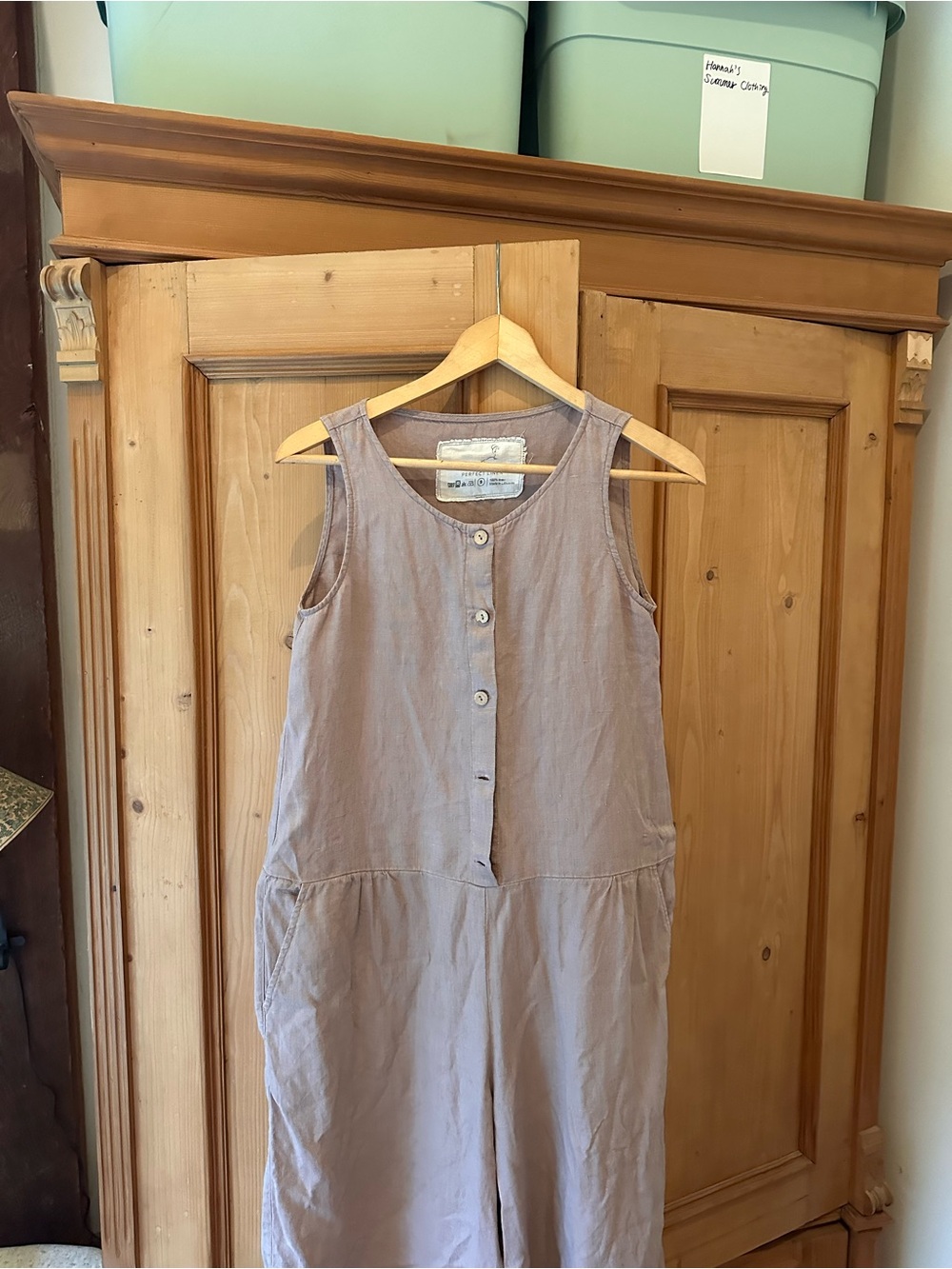 Not perfect linen romper - Picture 2 of 3